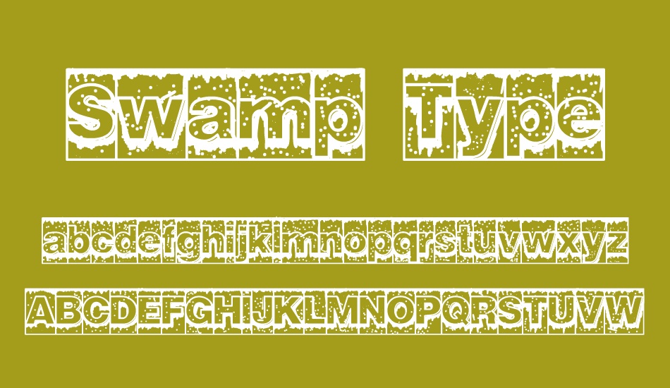 swamp-type font