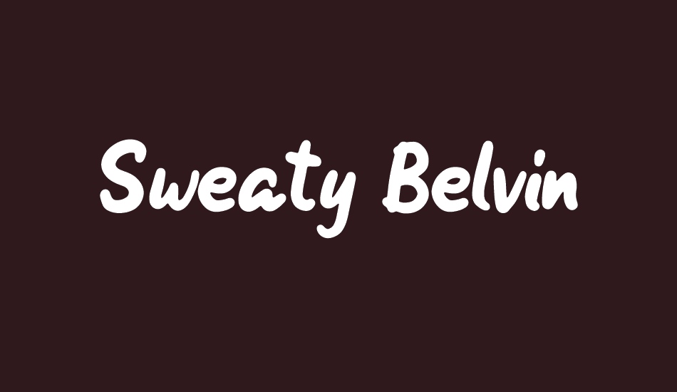 sweaty-belvin font big