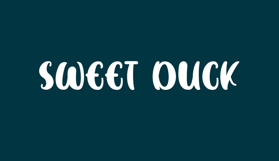 sweet-duck-personal-use-only font big