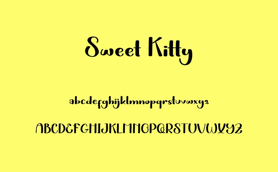 Sweet Kitty font