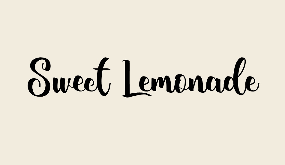 sweet-lemonade font big