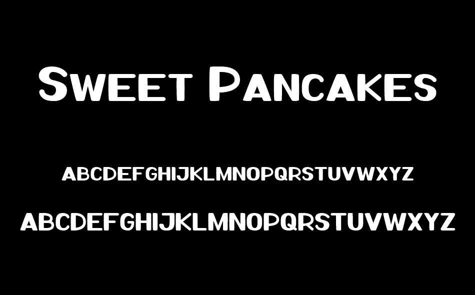 Sweet Pancakes font