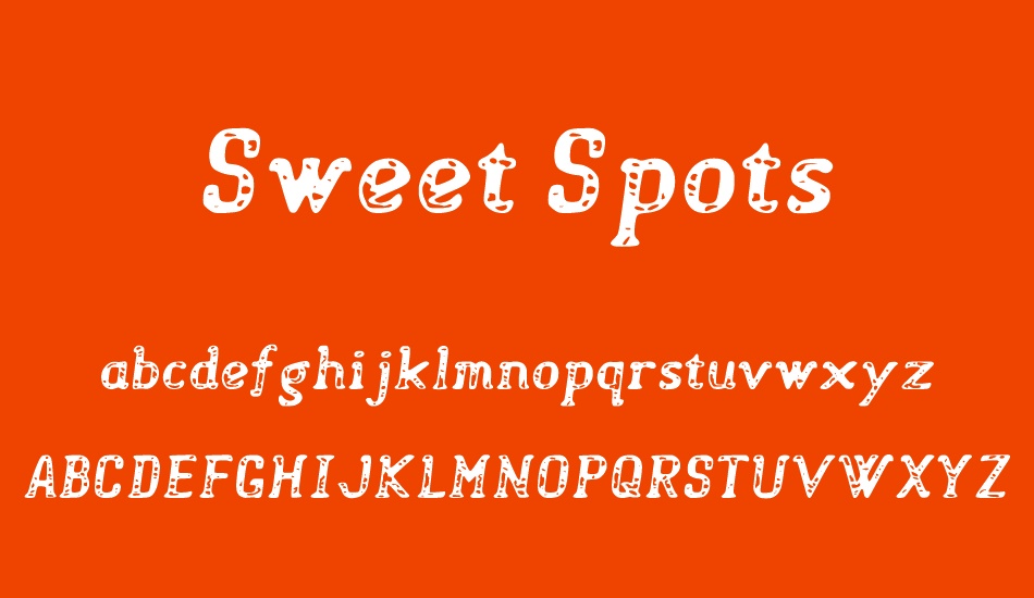 sweet-spots font