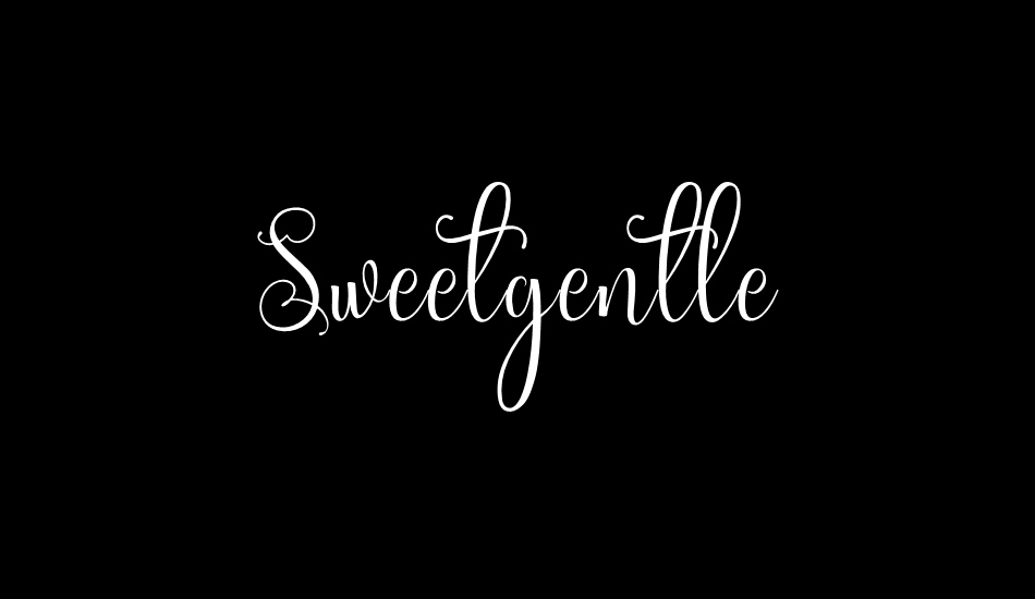 sweetgentle font big