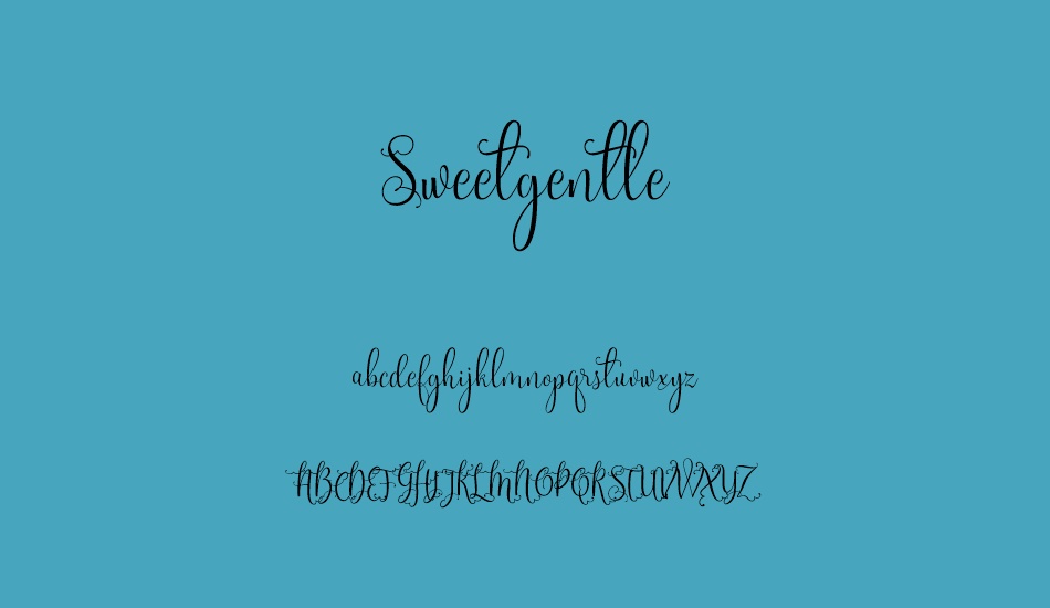 sweetgentle font