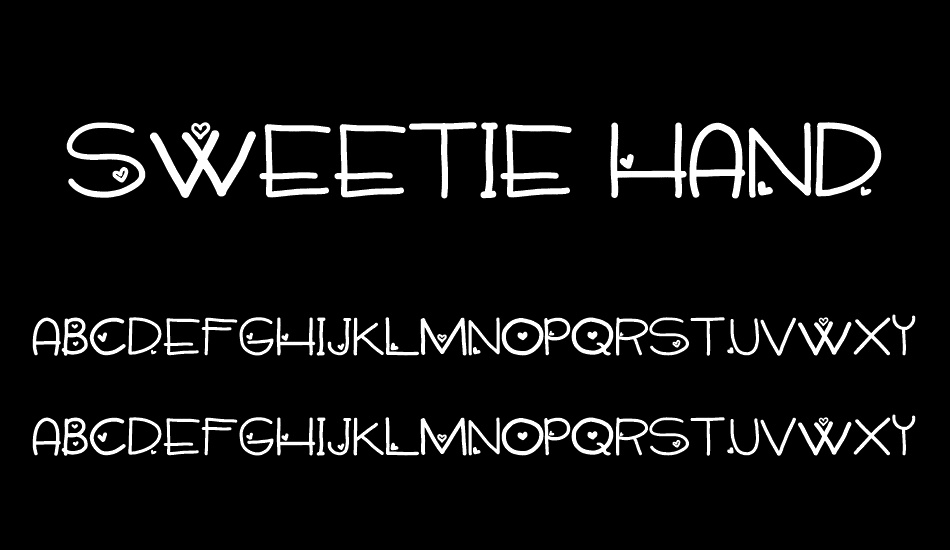 sweetie-hand font