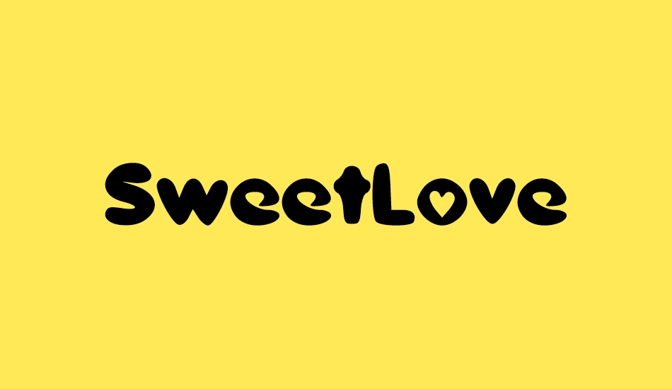 sweetlove font big