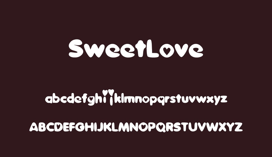 sweetlove font