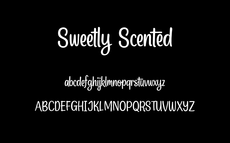 Sweetly Scented font