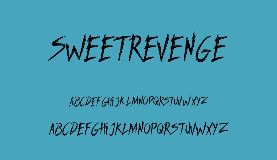 sweetrevenge font