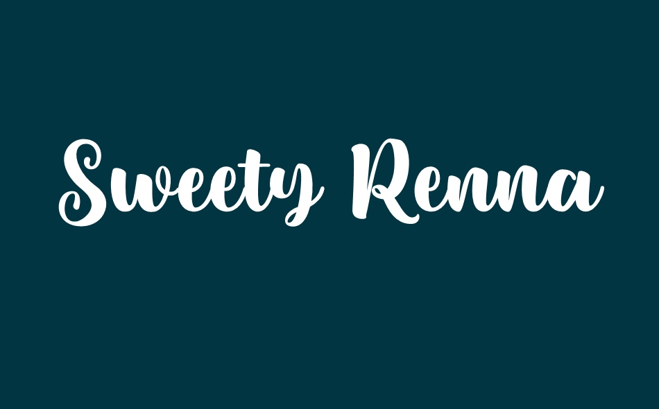 Sweety Renna font big