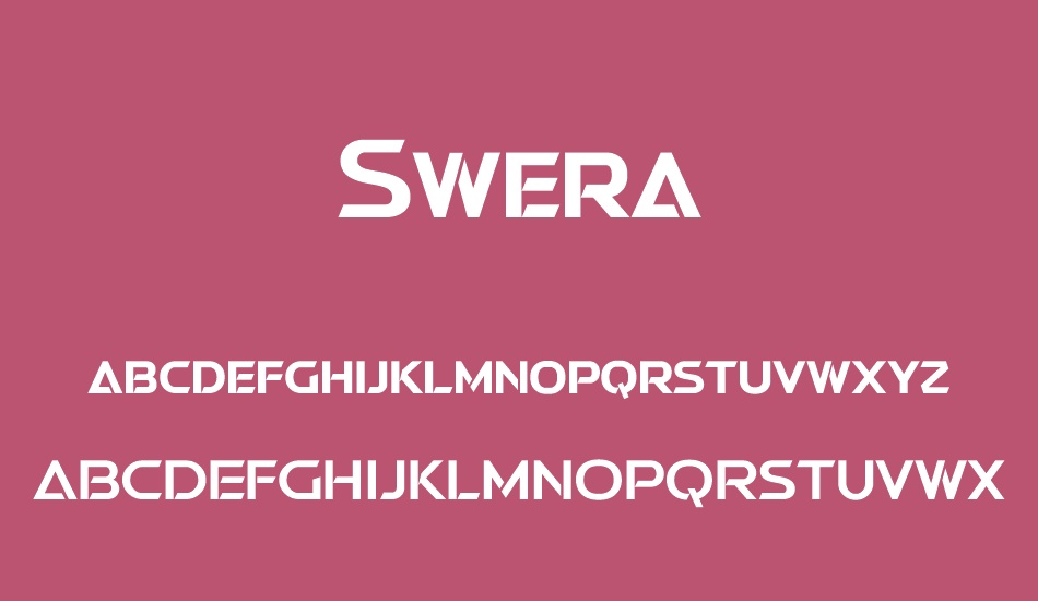 swera-demo font