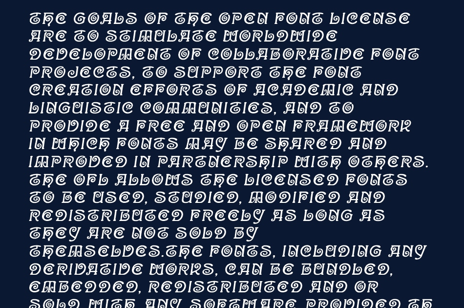 Swirl-a-Whirl font 1