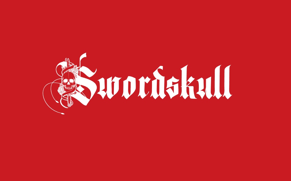 Swordskull font big