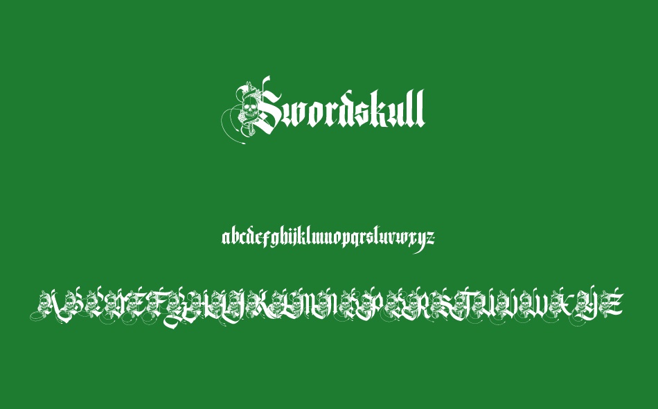 Swordskull font