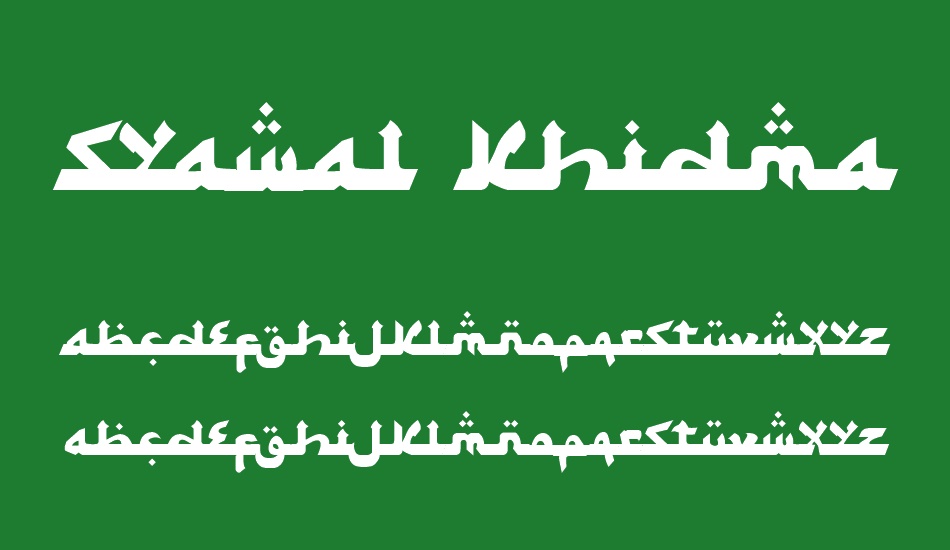 syawal-khidmat font