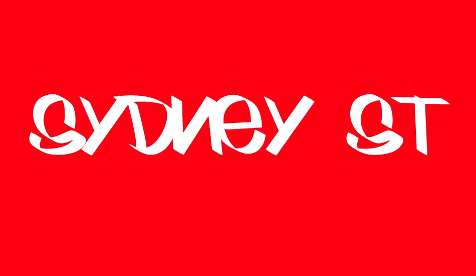 sydney-style font big