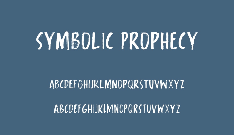symbolic-prophecy-demo font