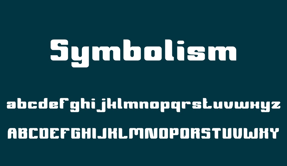 symbolism font