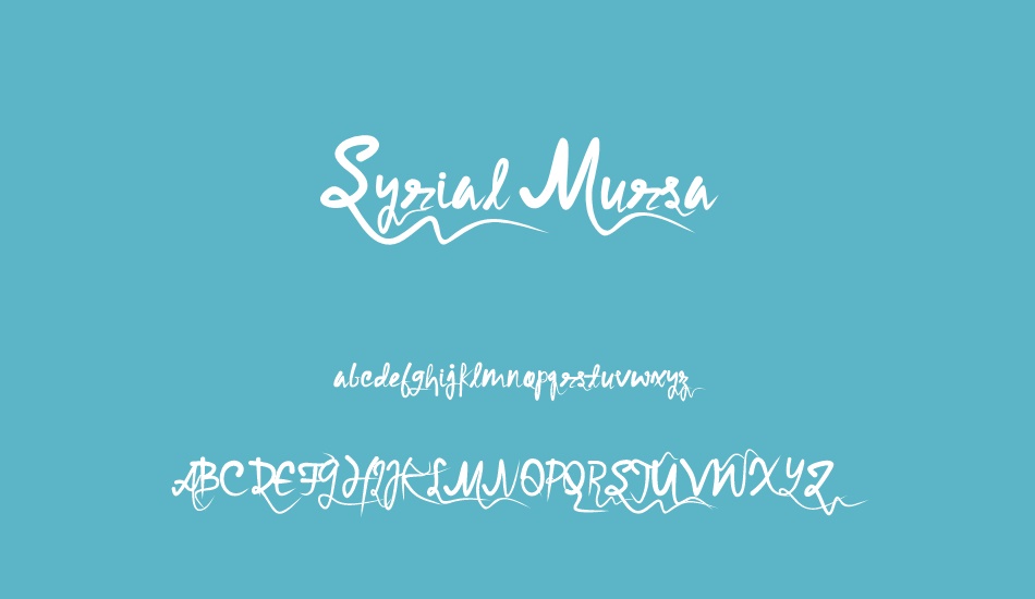 syrial-mursa font