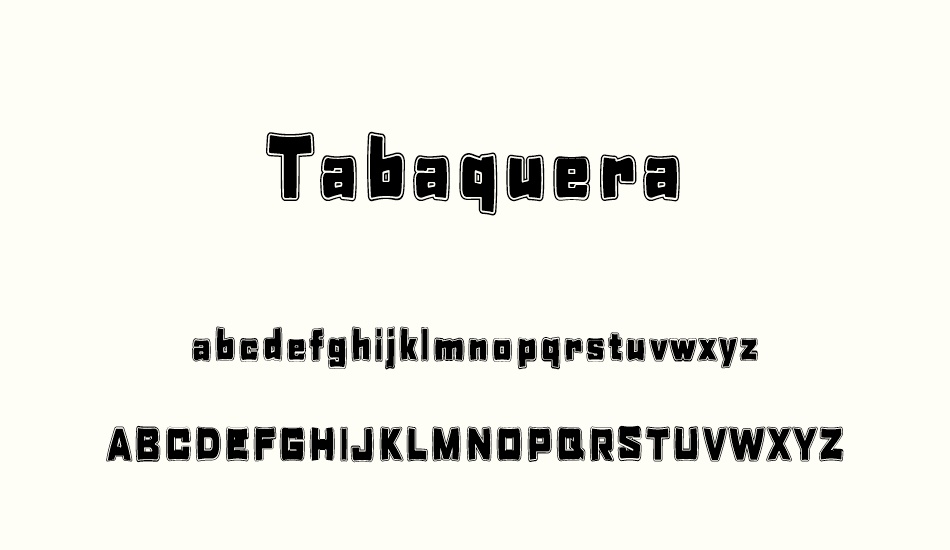 tabaquera font