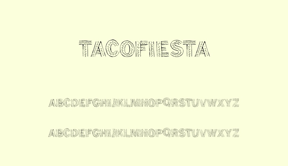tacofiesta font
