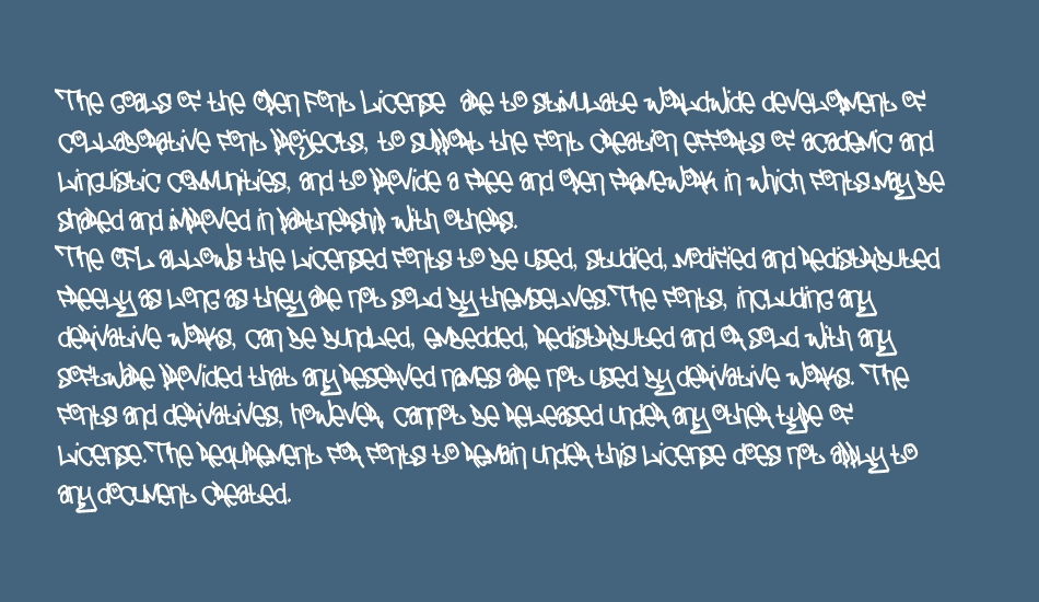 tag-tceoretic font 1