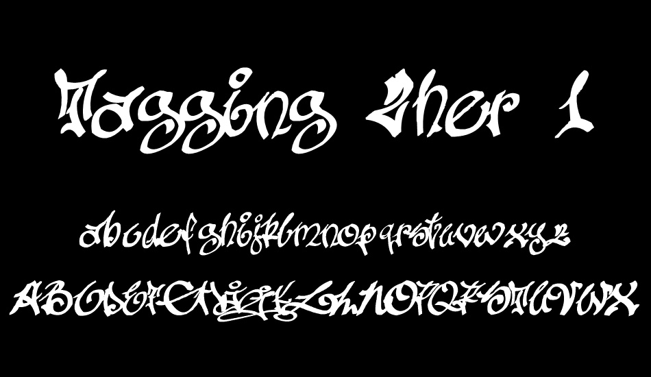 tagging-zher-1 font
