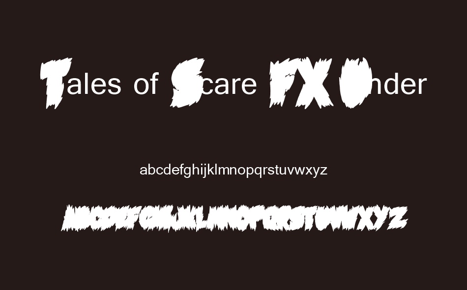 Tales of Scare FX font