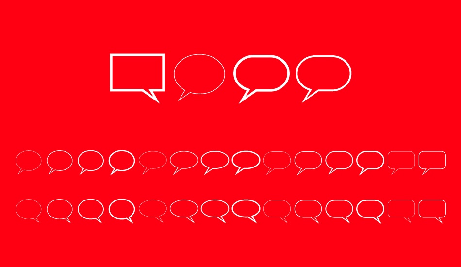 talk font