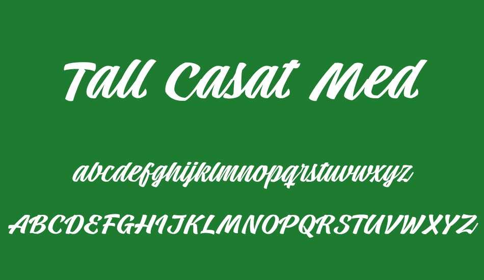 tall-casat-med-personal-use font