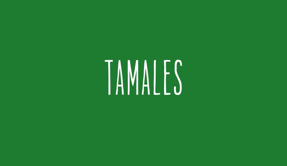 tamales font big