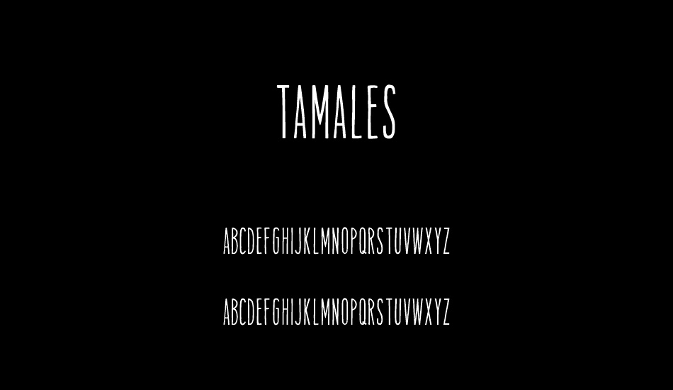 tamales font