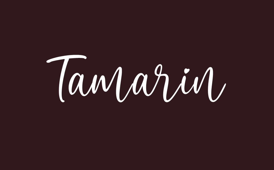 Tamarin font big