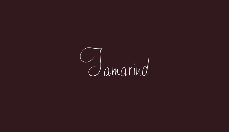 tamarind font big