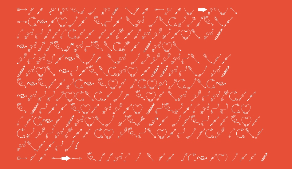 tanaestel-doodle-arrows-01 font 1