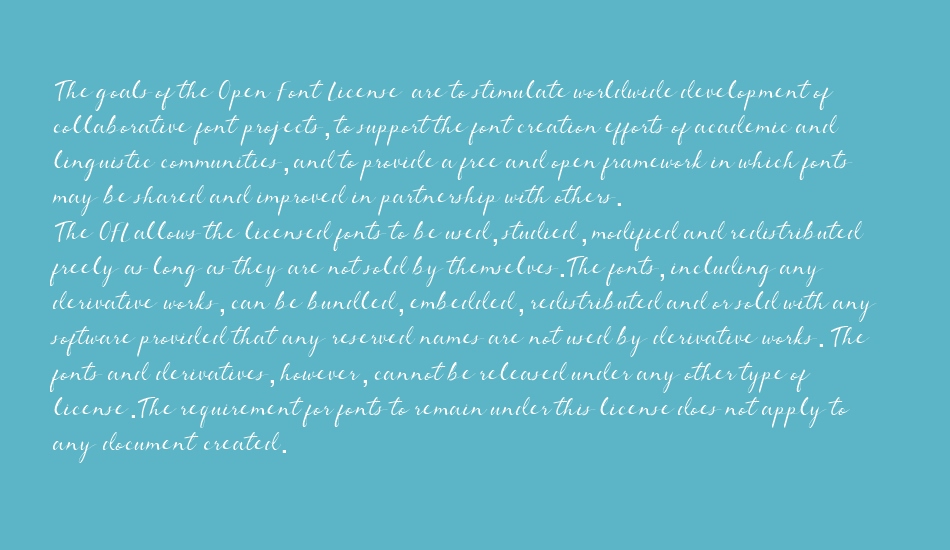 taniya-script font 1
