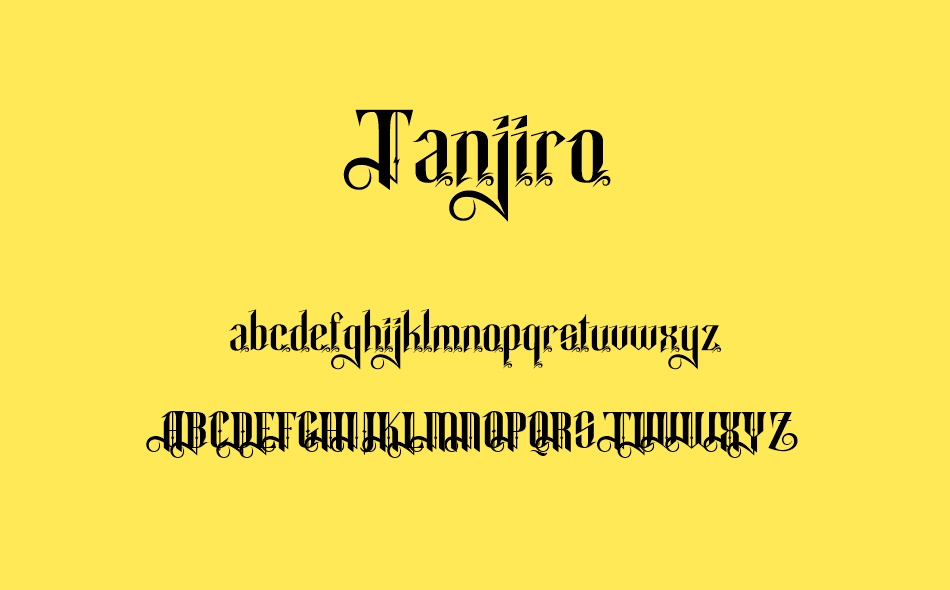 Tanjiro font