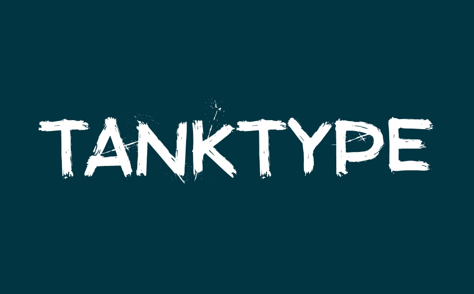 Tanktype font big