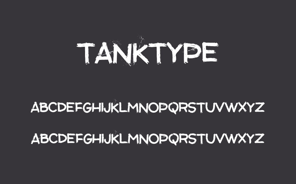 Tanktype font