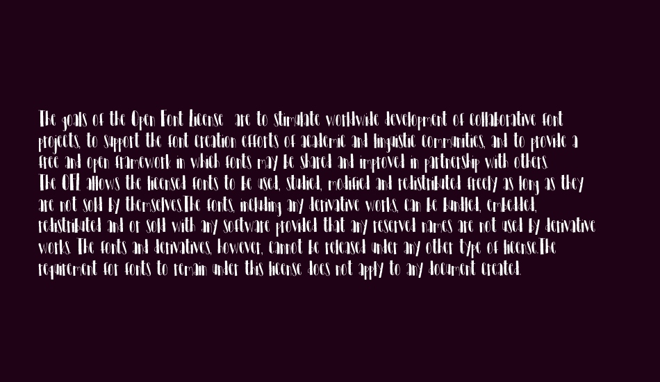 tantamount-demo font 1