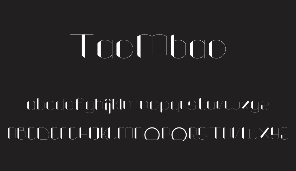 taombao font