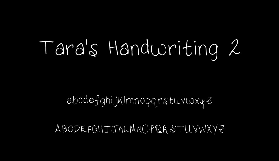 taras-handwriting-2 font