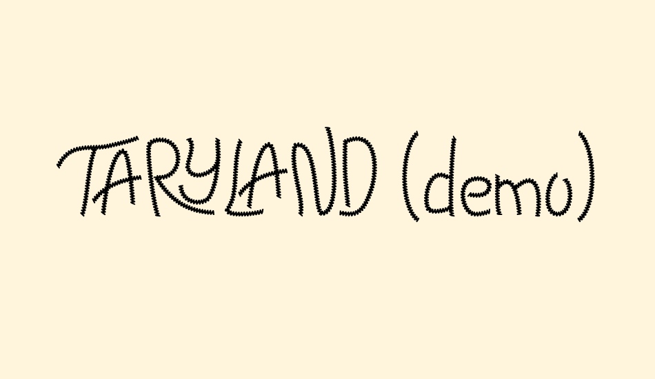 taryland-(demo) font big