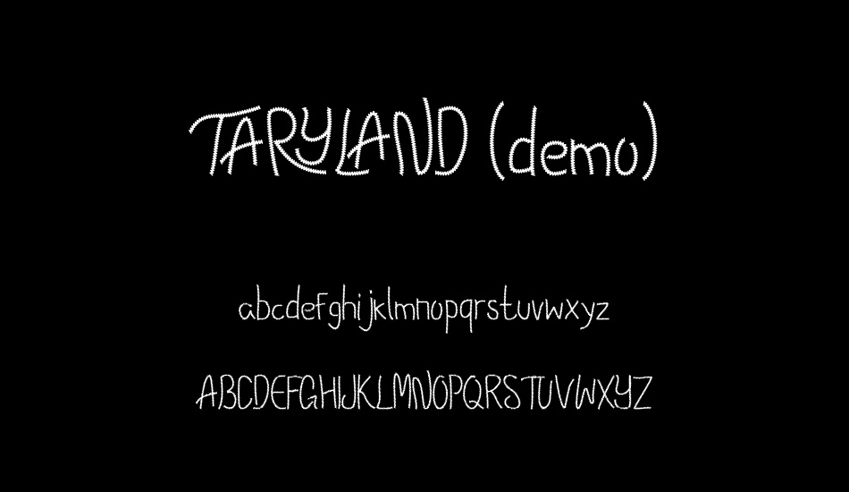 taryland-(demo) font