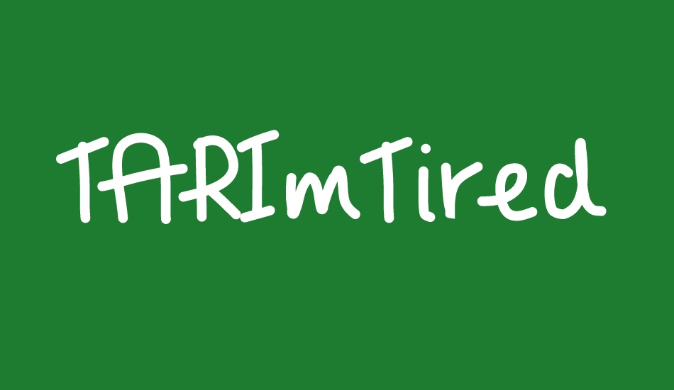 tarımtired font big