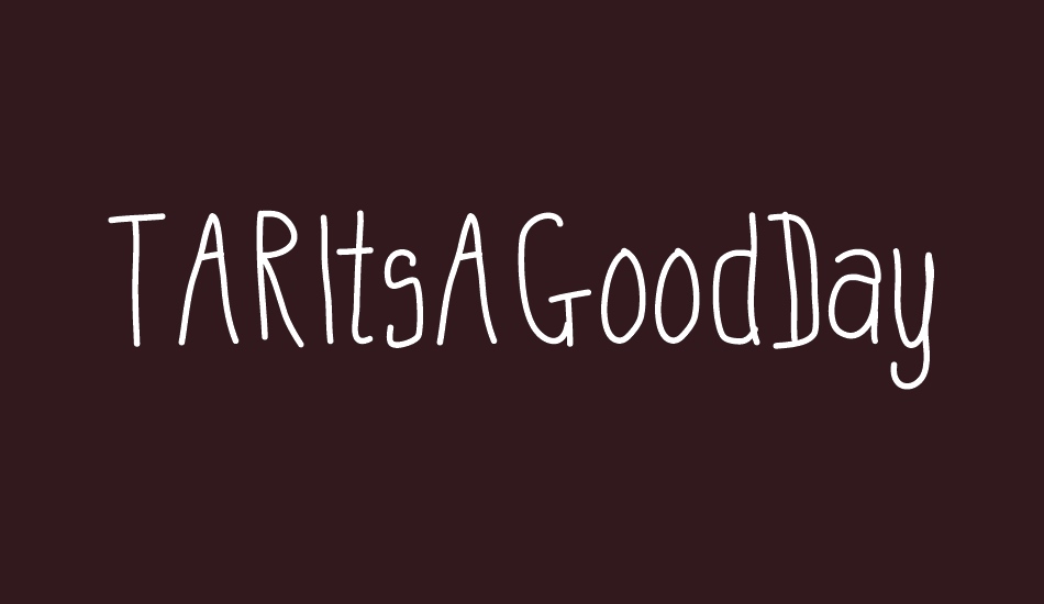 tarıtsagoodday font big