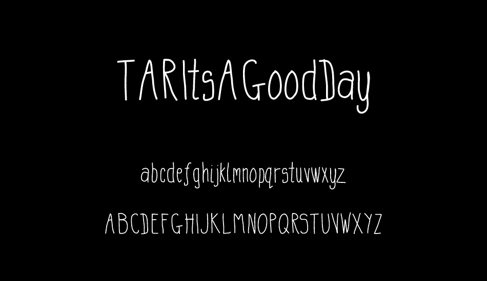 tarıtsagoodday font