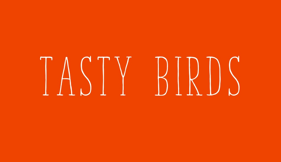 tasty-birds font big