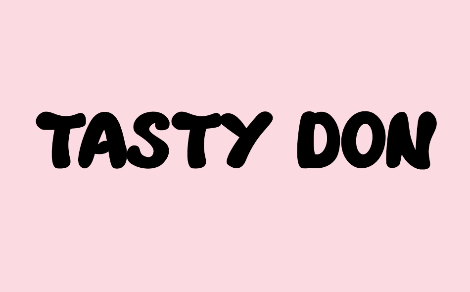 Tasty Donuts font big